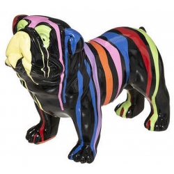 CHIEN RESINE TRASH 25X13X19 CM