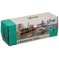 COFFRET DE 3 BOCAL VERRE ET...
