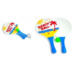 JEU DE BEACHBALL BOIS 38X24 CM