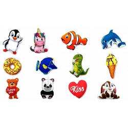 SAC DE 12 PELUCHES ASSOTIES...