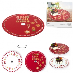 PLATEAU TOURNANT EN VERRE...