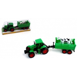 TRACTEUR 24CM AVEC REMORQUE...