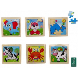 PUZZLE EN BOIS 11X11 CM
