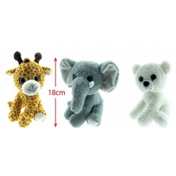 PELUCHE ANIMAL JUNGLE 18 CM