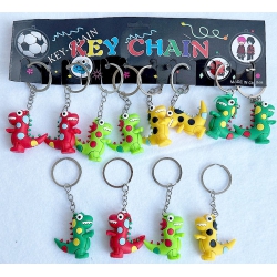 PORTE-CLE DINOSAURE 3D 4 CM