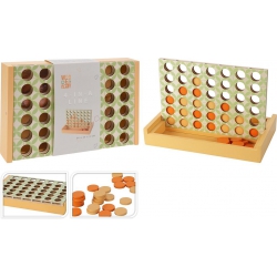 JEUX DU 4 A LA SUITE EN BOIS