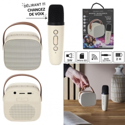ENCEINTE AVEC MICRO KARAOKE...
