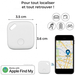 TRACKER LOCALISATEUR BLANC