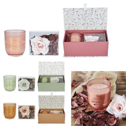 COFFRET BOUGIE PARFUMEE ET...