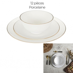 SERVICE DE TABLE PORCELAINE...