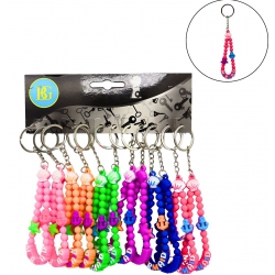 PORTE CLE BIJOU PERLES 10 CM