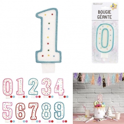 BOUGIE ANNIVERSAIRE GEANTE...