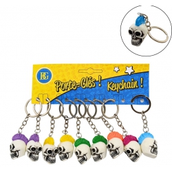 PORTE CLES TETE DE MORT...