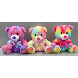 PELUCHE MULTICOLOR OURS 23 CM