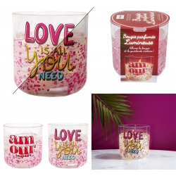 BOUGIE PARFUMEE LUMINEUSE LOVE