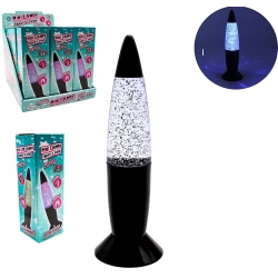 LAMPE PAILLETTE 18 CM PILES...