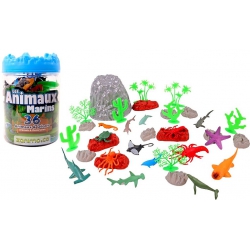 BARIL ANIMAUX MARINS AVEC...