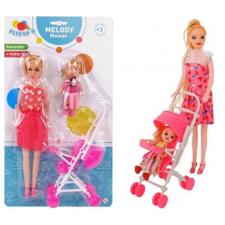 POUPEE MELODY MAMAN ET SON...