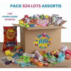 PACK 624 LOTS ASSORTIS ET...