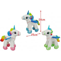 PELUCHE LICORNE 28 CM