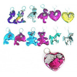 PORTE-CLE SEQUIN ANIMAUX 7...