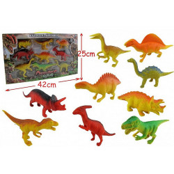 COFFRET 9 DINOSAURES 14 CM