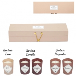 COFFRET 5 BOUGIES PARFUMEES