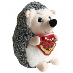 PELUCHE HERISSON COEUR 16 CM