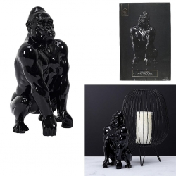 GORILLE NOIR DECO 24 CM