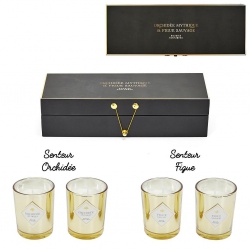 COFFRET 4 BOUGIES PARFUMEES
