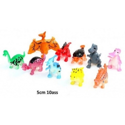 SACHET DE 10 DINO 5 CM